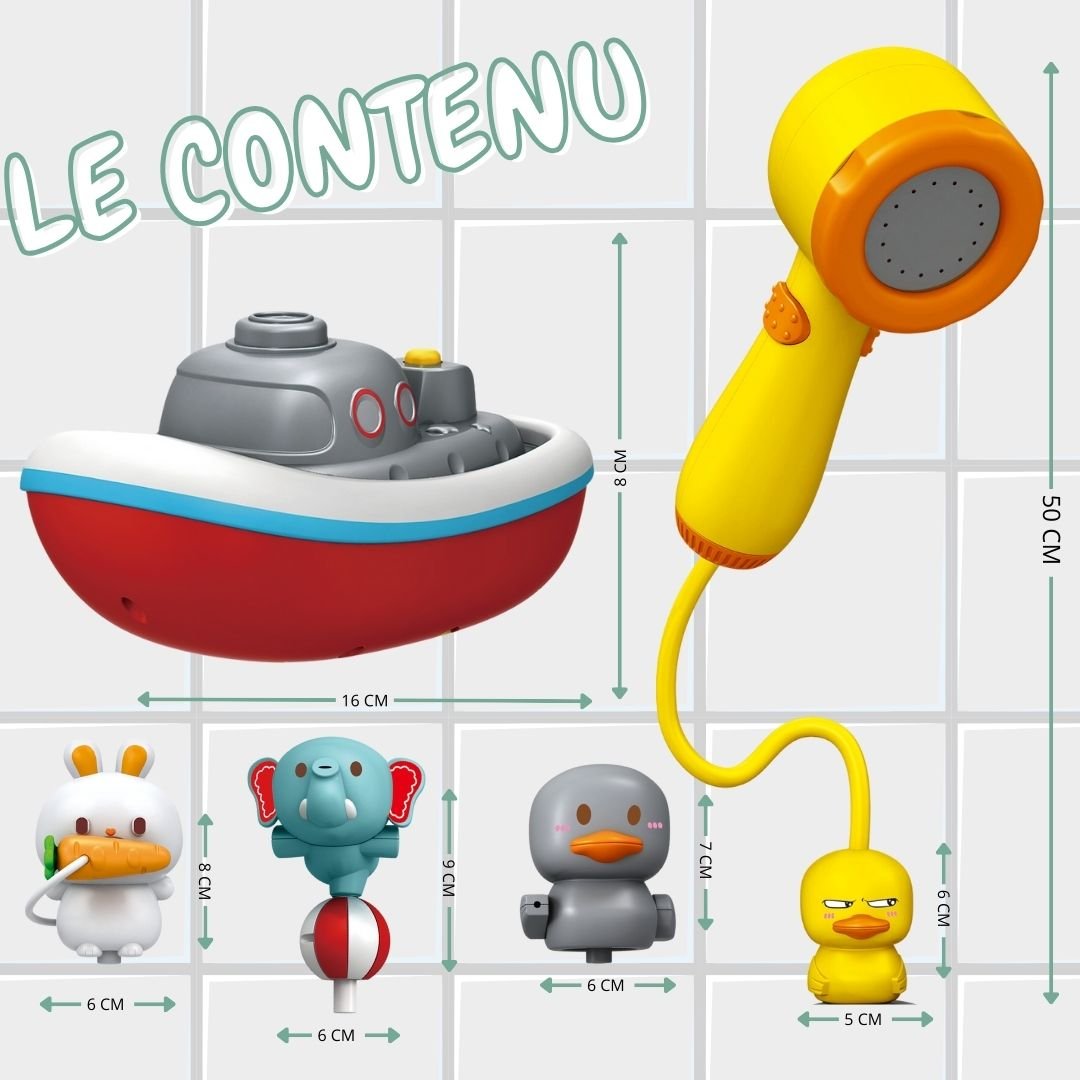 Juguete de baño para bebé con Ducha