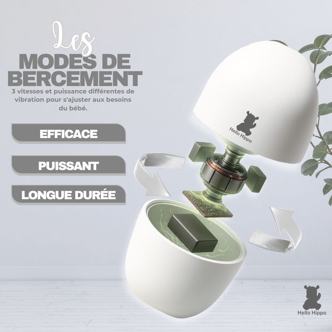 Baby Rocker | Berceur Automatique Silencieux et Compact pour Poussette