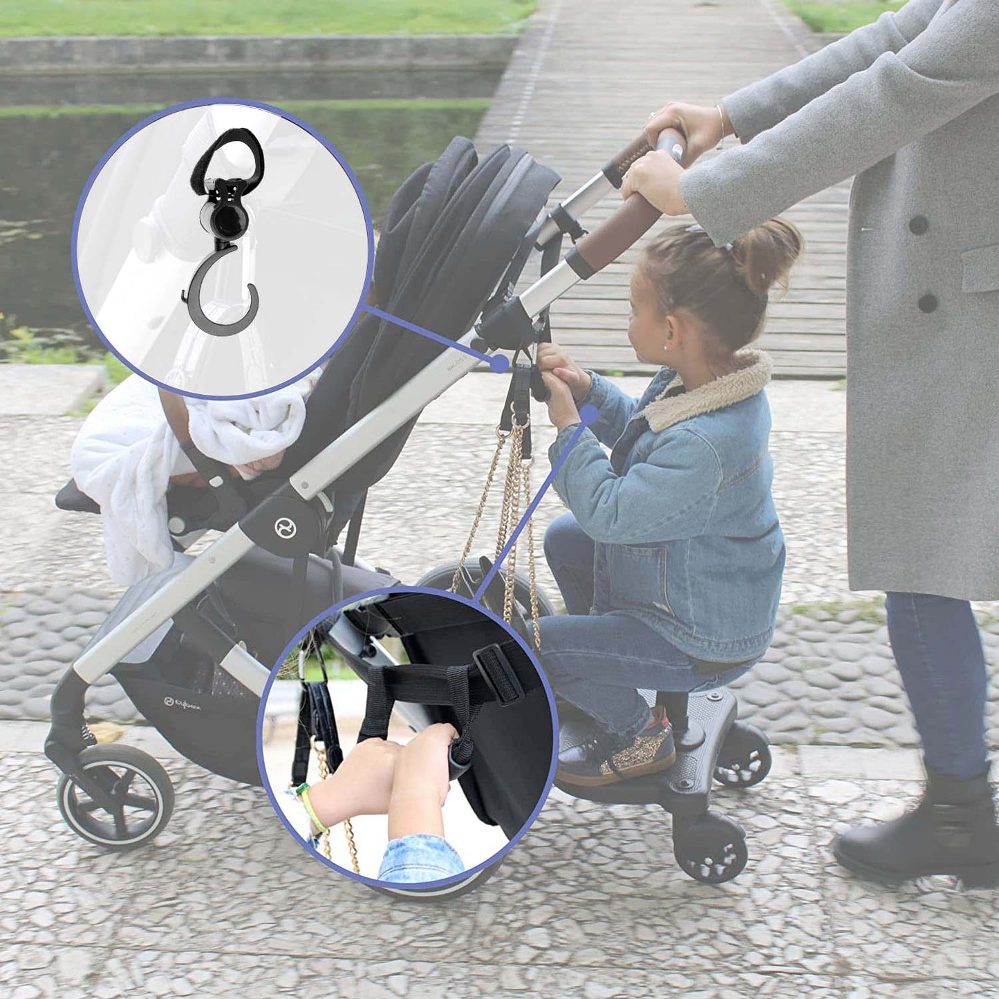 Sitzbrett für Kinderwagen